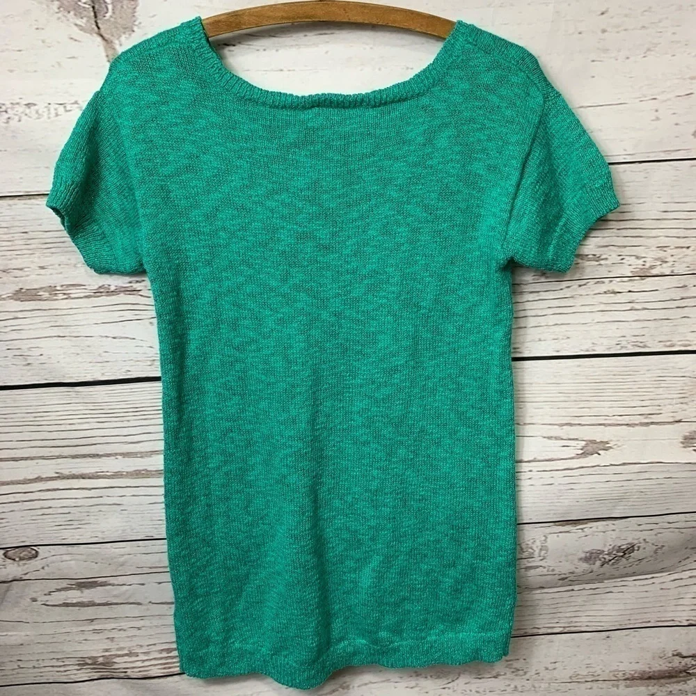 NWOT Justice Teal Famous Sweater Size 14
